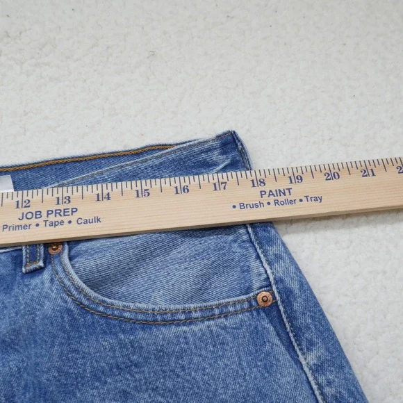 Vintage Levi's 501XX Jeans Mens 36x32 Y2K 2000s Blue Denim Button Fly Distressed